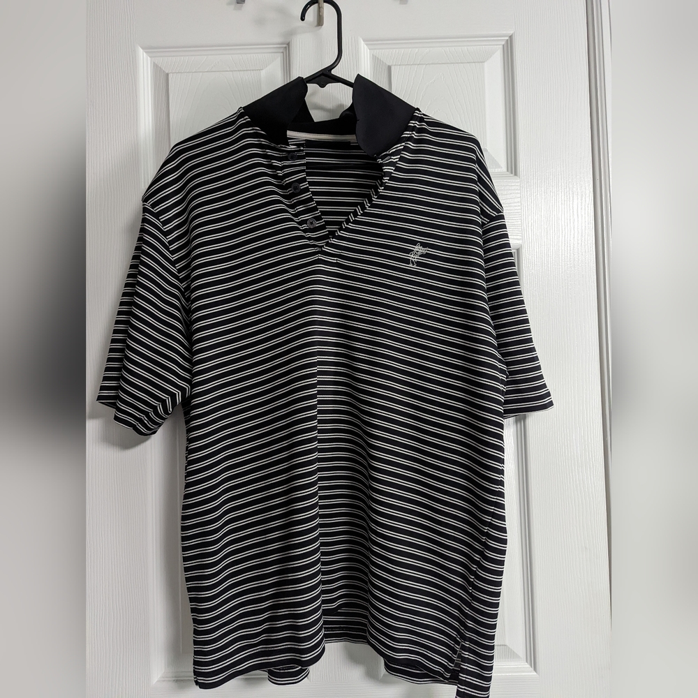 Ashworth Black and White Polo